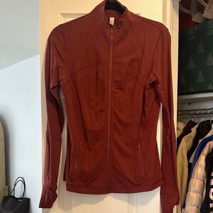 Lululemon Athletica Maroon Utility Jacket